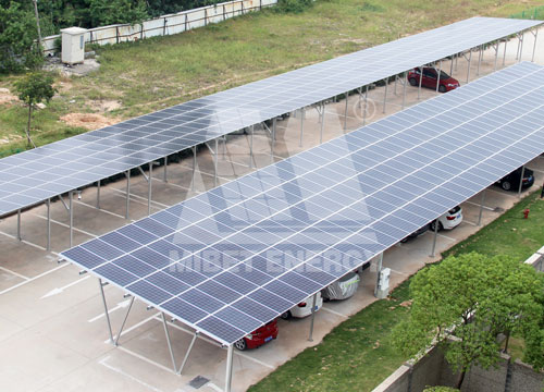 3MW Carport Photovoltaic System Project in Xiamen, China