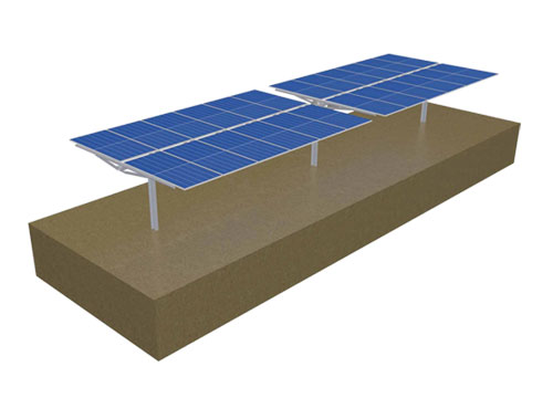Smart Horizontal Single Axis Tracking PV Mounting System